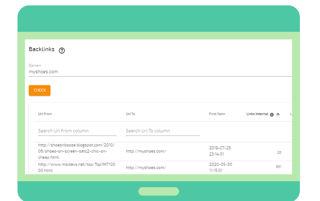 Backlinks Checker SEO Tool