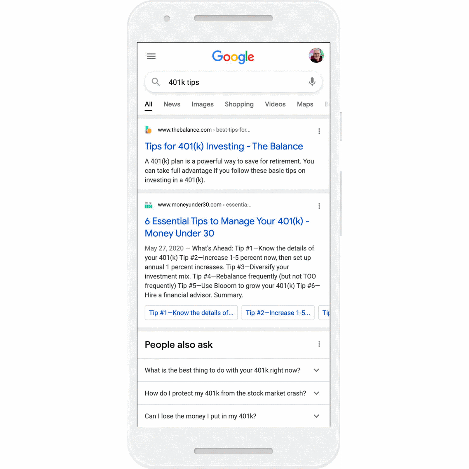 Google about this search feature